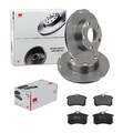 NK BREMSSCHEIBEN 245mm + BELÄGE HINTEN passend für AUDI A6 C5 4B Limo + Avant