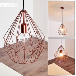 Pendel Lampen Retro Design kupferfarben Ess Tisch Wohn Schlaf Raum Hänge Leuchte