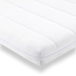 Kaltschaum Topper 140x190 90x200 100x200 140x200 160x200 180x200 200x200 120x190♛Premium Topper mit strapazierfähigen Mikrofaser Bezug