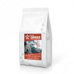 Pet-Star Hunde Trockenfutter Hundefutter Wild Dinner Truthahn Getreidefrei 500g