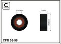 CAFFARO 03-98 Spannrolle Keilrippenriemen 60mm für OPEL VECTRA B (36)