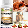Ashwagandha-Kapseln | Hochdosiert 2000 Mg Hochwirksam Pro Portion