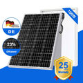 100W 12V Monokristallin Solarmodul Photovoltaik Solarpanel für Wohnmobil Balkon