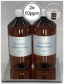 2x Kolloidales Silber (Silberwasser) 1000ml, 10ppm, hochrein, hochkonzentriert!!