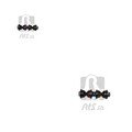2x RTS Koppelstange Stabilisator hinten passend für Ford C-Max II DXA/CB7