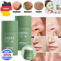 2X Green Tea Purifying Clay Stick Mask Grün Tee Oil-Control Anti-Acne Fine Solid