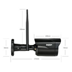 5MP Funk WLAN Überwachungskamera Set Videoüberwachung Kamera AUßEN 10CH NVR 2TB