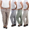 Sommer Strandhose Pump Pluder Aladin Haremshose Baggy Chino Boyfriend Hose