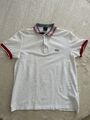 Hugo Boss Poloshirt Herren M Weiss Luxury Cotton Slim Fit Original