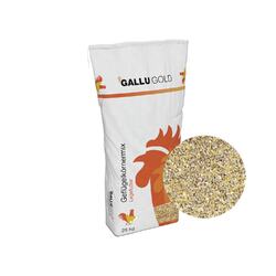 GALLUGOLD Hühner & Geflügelfutter Geflügelkörner Mix Weizen & Mais Calcium 25 kg