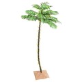 Künstliche Palme mit LEDs Warmweiß Kunstbaum Deko mehrere Auswahl vidaXL