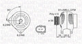063731446010 MAGNETI MARELLI Generator für AUDI,FORD,RENAULT,SEAT,SKODA,VW