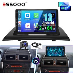Für BMW X3 E83 2004-2012 Android Autoradio GPS Navi Apple Carplay 2+64GB MIK KAM