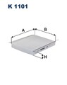 FILTRON K 1101 Filter, Innenraumluft für FIAT,LANCIA,UAZ