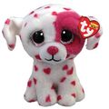 Ty Glubschi´s Beanie Boo´s weißer Hund @ Beau @ reg. 15 cm Valentinstag 2023