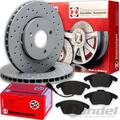 ZIMMERMANN SPORT BREMSSCHEIBEN + BELÄGE VORNE für VW POLO 6C AUDI A1 IBIZA RAPID