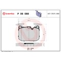 1x ORIGINAL® Brembo P 06 088X Bremsbelagsatz, Scheibenbremse Vorne, exkl.