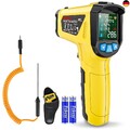 Infrarot Thermometer Laser MESTEK Temperaturmessgerät mit K-Sonde IR Pyrometer 