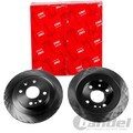 2X TRW BREMSSCHEIBEN 251mm VOLL HINTEN PASSEND FÜR MAZDA 323 MX-3 MX-5 | DF2703
