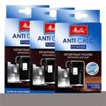 Melitta Anticalc Espresso Machines Entkalker Pulver 2x40g (3er Pack)