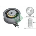 ORIGINAL® Schaeffler INA Spannrolle, Zahnriemen Links für VW UP! POLO VI