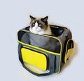 Faltbare Katzentasche TRAGETASCHE, Hundetasche Transporttasche mit Schultergurt