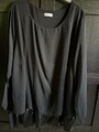 Sheego Bluse Shirt Gr. 52 Schwarz Neu