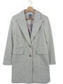 PRIMARK Übergangsmantel Damen Mantel Gr. DE 34 hellgrau Business-Look