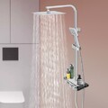 Duschsystem mit Ablage 3 Funktionen Duschset Regendusche Armatur Duschbrausen