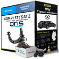 Für VW Tiguan Allspace BW2, BJ2 Anhängerkupplung abnehmbar +eSatz 13pol 17- kpl.