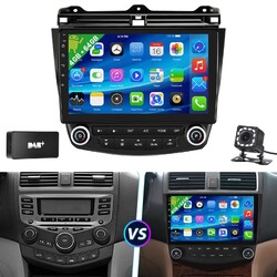 Für Honda Accord 7 VII 2003-2007 Android 14.0 Autoradio GPS Navi DAB+ Carplay BT