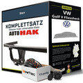 Für VW Golf V Fliessheck Typ 1K1 Anhängerkupplung starr +eSatz 13pol uni 03- AHK