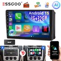 DAB+ Android 15 Autoradio Für Ford Focus Transit MK7 S-Max 2+32GB Carplay GPS AI