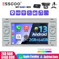 64G Android 14 DAB+ Autoradio Carplay GPS Für Ford Focus C S Max Transit Fiesta