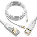 Netzwerkkabel 10 m Cat6A Patchkabel Internet Ethernet LAN Netzwerk Verlege Kabel