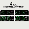 LED Digital Wanduhr mit Datum Temperatur Display Alarm 10-Zoll-Großbildschirm