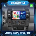 Android 14.0 Für Nissan Navara D40 2006-2012 Autoradio CarPlay DAB WIFI GPS 32GB
