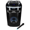 PartyBox Audioanlage mit Bluetooth Lautsprecher Soundstation Karaoke Blaupunkt