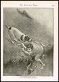 Terrier Dog rettet Jungen vor dem Sturz in eine Klippe, antiker BOP-Druck –...