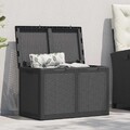 Garten Aufbewahrungsbox Kissenbox Gartenbox Auflagenbox Box PP Rattan vidaXL