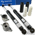 6x SACHS Stoßdämpfer Staubmanschette Domlager hinten für AUDI A4 8K2 8K5 A5 B8 