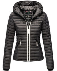 Navahoo Damen Jacke Steppjacke Übergangsjacke gesteppt Frühling Kapuze NEU B811