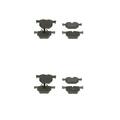 2x Bosch 0 986 494 540 Bremsbelagsatz Scheibenbremse Hinten für BMW E90 E91 E92
