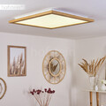 LED Decken Leuchten Panel Holz/weiß Deckenpanel Ess Wohn Raum Zimmer Lampen 