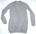 MIRALBA Pullover Damen gr. XS Grau 100 % Kaschmir V-Ausschnitt