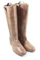 BUFFALO LONDON Weitschaftstiefel Damen Gr. DE 41 braun Casual-Look