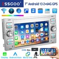 Für Ford Focus C S Max Transit Mondeo Autoradio DAB+ 64G Android 14 Carplay Navi