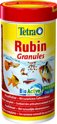 Tetra Rubin Granules Feinkörniges Granulat Hauptfutter Zierfische 250 ml
