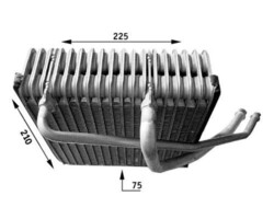 MAHLE VERDAMPFER KLIMAANLAGE KLIMAVERDAPFER passend für AUDI A3 TT SEAT LEON