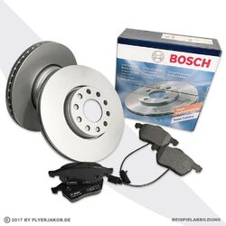 Bosch Bremsscheiben Ø288mm+vorne für AUDI A3 [8P] für SEAT Leon Altea